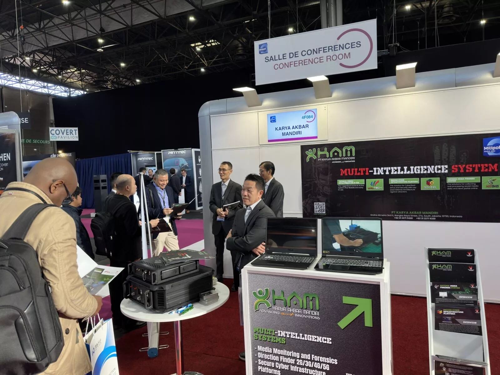 Ikut Berpartisipasi di Ajang Pameran Teknologi Milipol di Paris