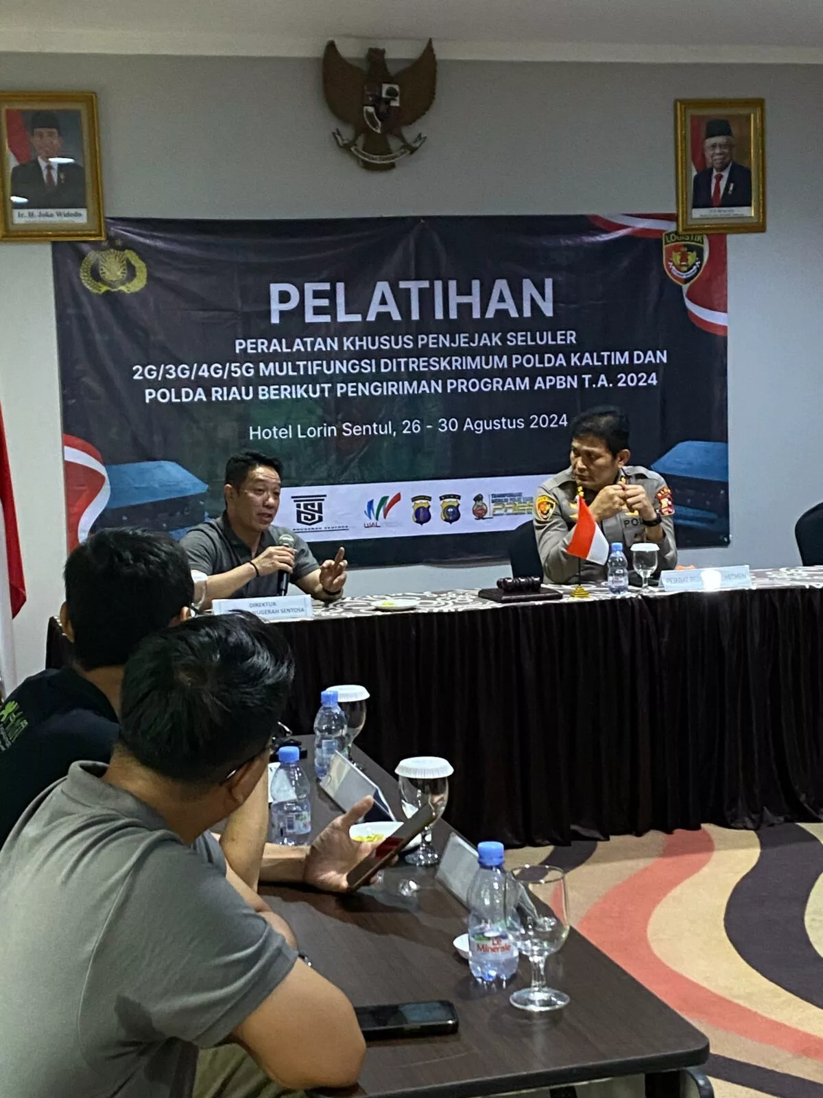 Pelatihan Waltech Direction Finder Polda Kaltim & Polda Riau